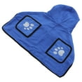 thumbnail image 2 of Pet Towel Bathrobe, Warm Large Dog Towel Tie Waistband Machine Washable Quick Drying With Hand Pockets For Bathing XS,S,M,L,XL, 2 of 8