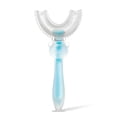 thumbnail image 5 of Matsuzay Cepillo de de silicona en forma de U para niños, mango de 360 ​​grados para niños pequeños, suministros de limpieza de mano para azul L 2piezas Matsuzay CBP077377, 5 of 5
