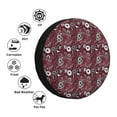 thumbnail image 4 of Naloa Daisies Flowers PVC Leather Spare Tire Wheel Cover for Car Truck SUV Camper Trailer Universal Fit many size14 inch, 4 of 6