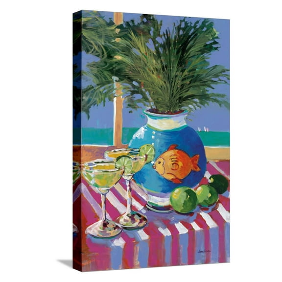 Art.com Margarita Dreamin' Stretched Canvas Print Wall Art by Jane Slivka, 12" x 18"