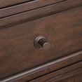 thumbnail image 4 of American Woodcrafters Kestrel Hills Tobacco Brown Wood 3-drawer Nightstand, 4 of 5