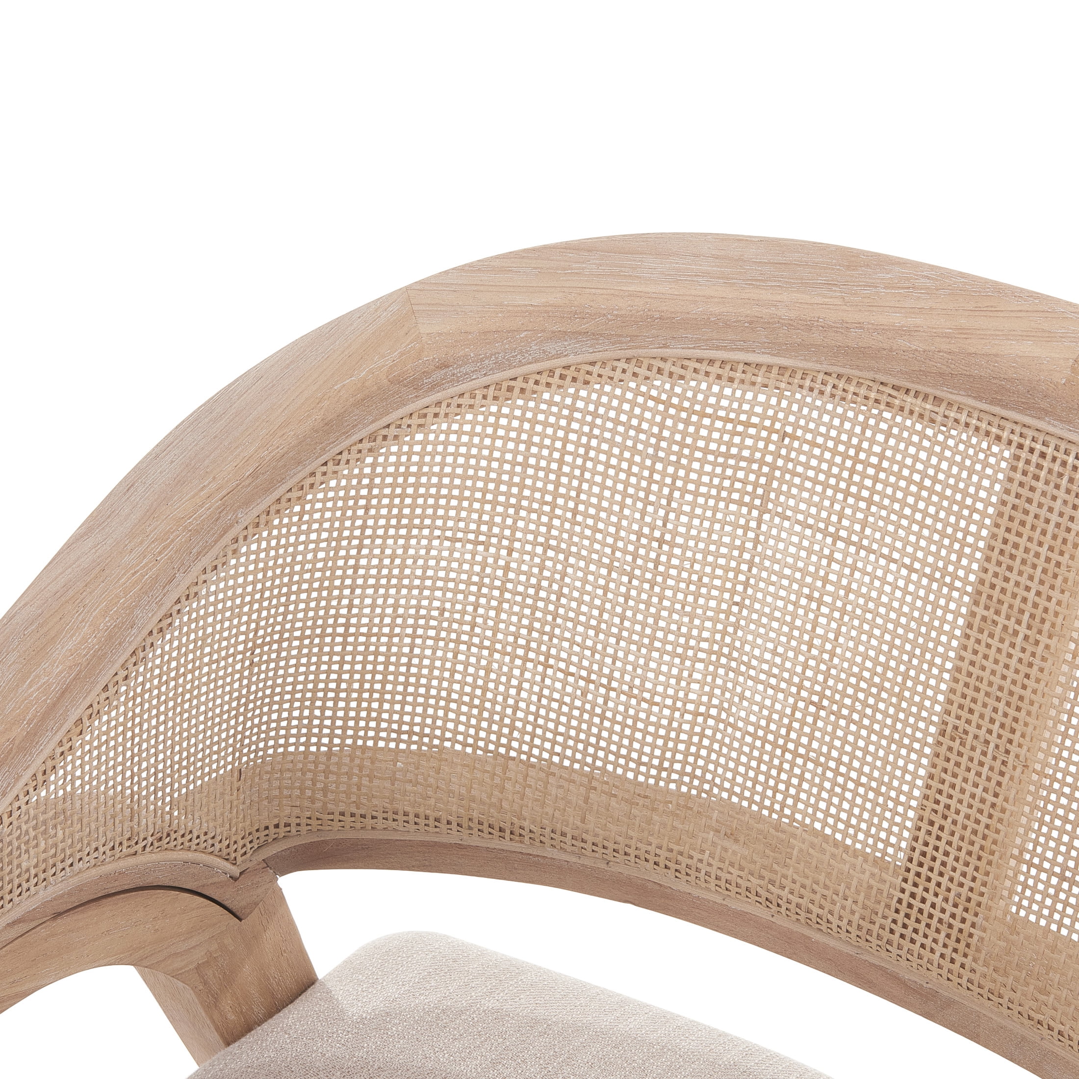 Christopher Knight Home Modern Dining Arm Chairs with Cane Back, Wood Frame, Natural, Set of 4