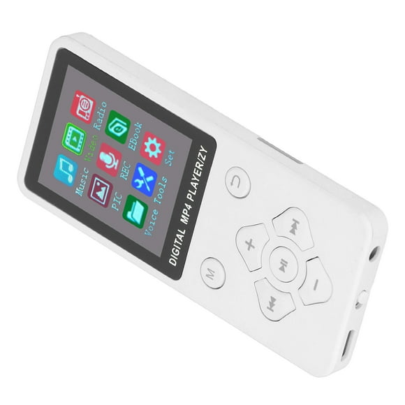 Lecteur MP4, BT 5.0, Écran Couleur 1,8 Pouce, Lecteur de Musique Hi‐Fi, Mémoire 32 Go, Enregistreur à Réduction de Bruit, pour Divertissement et Étude
