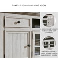 thumbnail image 5 of Ashley Furniture Havalance Wood TV Stand for TVs up to 85" in White and Gray, 5 of 13