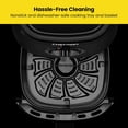 thumbnail image 5 of TurboFry 2-Quart Air Fryer, Dishwasher Safe Basket & Tray, Use Little to No Oil For Healthy Food, 60 Minute Timer, Fry Healthier Meals Fast, Heat And Power Indicator Light, Temp Control, Black, 5 of 6