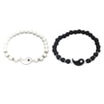 thumbnail image 1 of 2pcs tai chi pulseras de cuentas de piedra natural amantes decorativos de amistad, 1 of 6