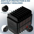 thumbnail image 4 of 150W 16-Port Universal USB Charger Multi-Device Charging Station with Tablet Stand for 15/14/13 Pro Max S24 US PLUG, 4 of 7