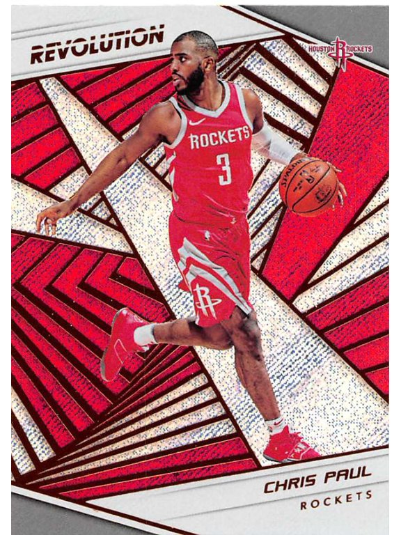 Collectible 2018-19 Panini Revolution #38 Chris Paul Houston Rockets NBA Basketball Trading Card