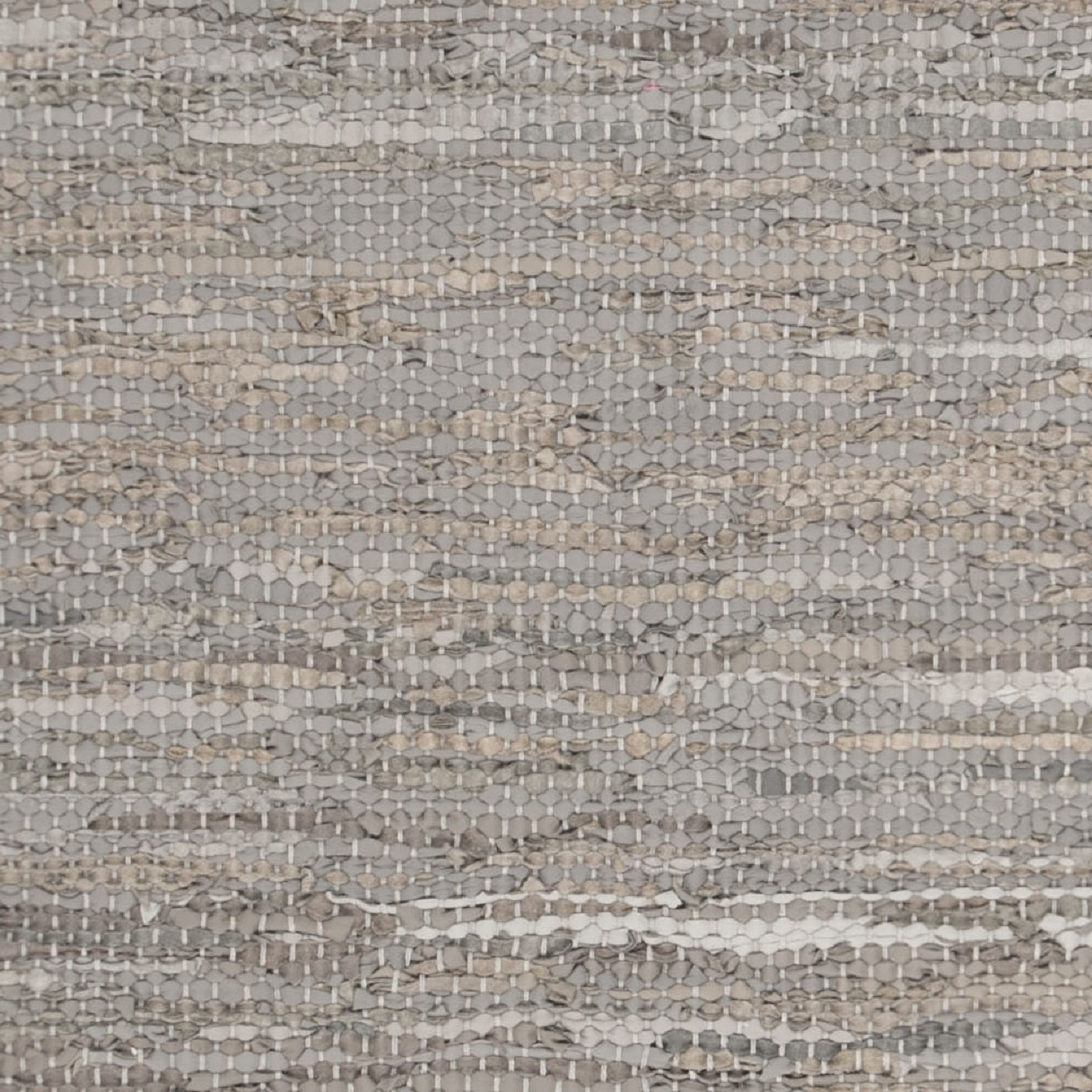 SAFAVIEH Vintage Leather Horatio Braided Fringe Border Runner Rug, Light Grey/Dark Grey, 2'3" x 6'