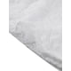 thumbnail image 5 of Blusa transparente transparente de manga larga con abertura frontal de encaje floral para mujer Blanco XS, 5 of 6