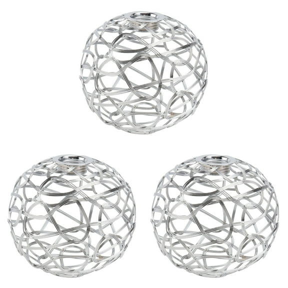 WORGEOUS 3 pcs  Iron Art Lamp Shade Pendant Lamp Cover Stylish Lampshade Home Decoration