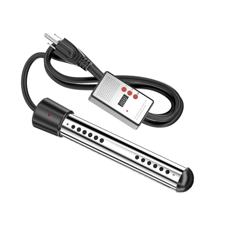 IFCOW 1500W Electric Immersion Water Heater for Bucket, Bathtub