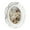 6inches, variant on Rongfmy Decorated Photo Frames Deluxe Floral Design Arts Resin Tabletop and Wall Mounted 6inches