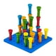 thumbnail image 1 of Juguete de tablero de clavijas apilable, juego de tableros de clavijas, juguete de tablero de clavijas apilable para niños pequeños, juego de juguetes de clavija inteligente, multifuncional, 1 of 8