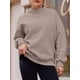 thumbnail image 4 of Sudaderas de Gran Tamaño para Mujer, Jersey de Cuello Alto, Sudaderas con Capucha de Larga, Tops, Conjuntos de Moda de Otoño, Ropa. Color Café S, 4 of 8