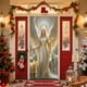 thumbnail image 1 of Bandera navideña para puerta | Decoración navideña de poliéster de 180 x 90 cm | Tema religioso: Salvador, María, los Tres Reyes Magos y el Ángel | Decoración para fotos de fiestas en interiores y, 1 of 6