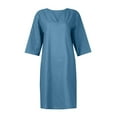 thumbnail image 5 of Fashion A-Line Dress for Women CIENVNSTG Flowy Summer Dress Perfect for Casual Outings or Parties, 5 of 6