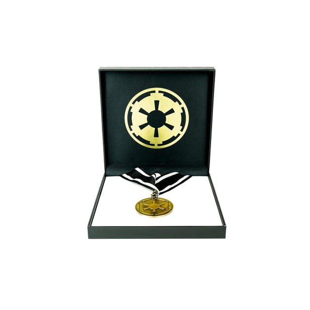 Collar: Medalla con el escudo imperial mandaloriano de STAR WARS