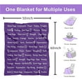 thumbnail image 6 of Healing Blanket Get Well Soon Gifts Purple Compassion Blankets Sympathy Prayer Warm Hugs Courage Sunshine Throw Blankets Soft Cozy Blanket, 6 of 6
