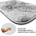 thumbnail image 4 of Owl 722 Non-Slip Memory Foam Bath Rug: Absorbent, Quick-Dry, Machine Washable, Soft & Comfortable - S, 4 of 7