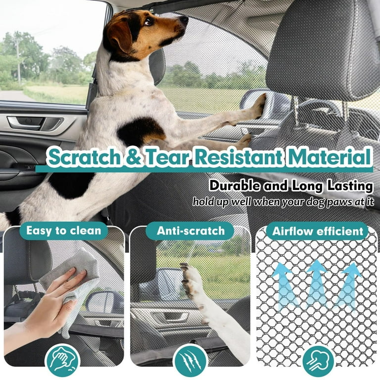 Furggis Dog Car Barrier Escape-Proof, 50