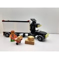 thumbnail image 4 of Building Bricks Toys MOC Tractor Trailer Vehicle with City Minifigure Hand Truck & 3 Boxes Compatible with All Major Brick Brands, Construction Building Kit Gift for Boys & Girls Ages 4+, 4 of 7