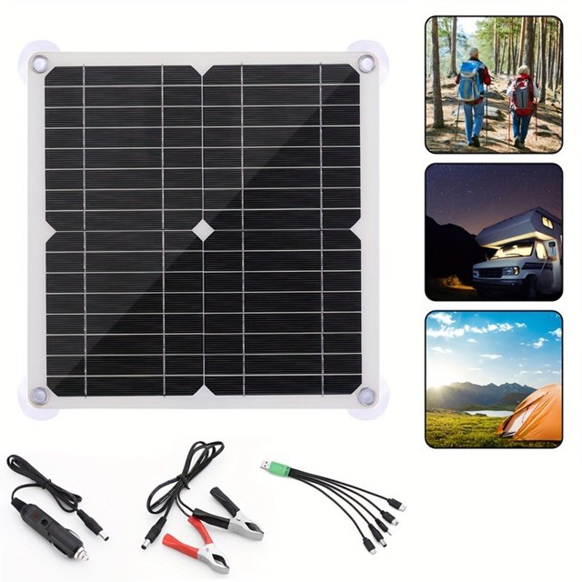 Panel Solar, Conversión Eficiente de Cargador de Panel Solar Monocristalino de Silicio Con Tazas de Succión para Teléfono