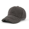 thumbnail image 3 of Jamicy Winter Hat Baseball Cap for Men Women, Winter Solid Color Warm Baseball Cap for Outdoor Travel, 3 of 3
