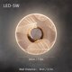 thumbnail image 3 of Acrylic wall light LED wall light modern creative wall light 3 tone wall light, 3 of 3