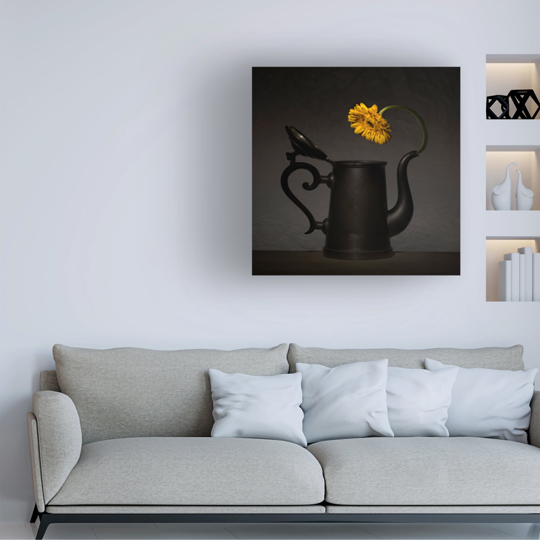 Canvas Wall Art - Wieteke De Kogel 'Is It Me In There' Wall Art for Living Room, Bedroom, or Office D?cor by Trademark Fine Art - 24 x 24 Inches