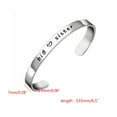 thumbnail image 4 of lanema 3 Sister Bracelet Big Sister Middle Sister Little Sister Cuff Bangle Gifts for Family Sisters Best Friend 3 Pcs, 4 of 8