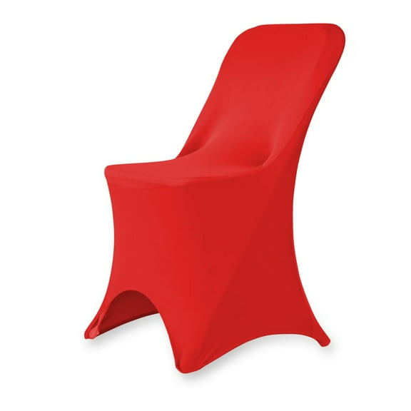 LinenTablecloth Stretch Folding Chair Cover Red