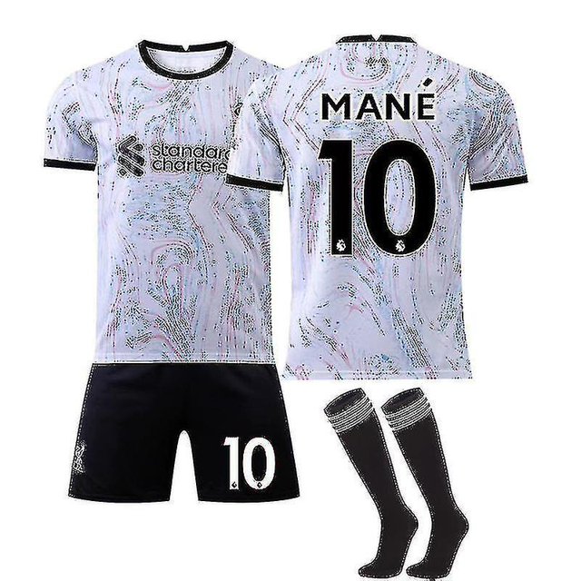 22/23 Liverpool Visitante Salah Mane Fútbol Jersey Trajes de entrenamiento-MANE NO.10-XL BmatwkZeng Bmatwk Jersey