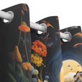 thumbnail image 3 of Elephant Flowers and Moon Butterflies Black Out Curtains 72 Inch Length Curtains for Sliding Glass Doors Bedroom Living Room 2 Pack, 3 of 6