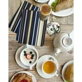 thumbnail image 3 of Autumn And Winter Stripes Simple Navy Blue Kitchen Cleaning Cloth Towel Waffle Towel No Trace Dishcloth Rag Scouring Pad, 3 of 7