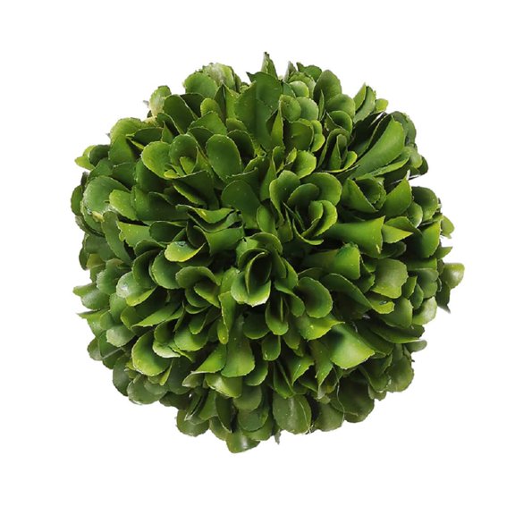 A&B Home 4" Faux Boxwood Topiary Ball Botanical/Green