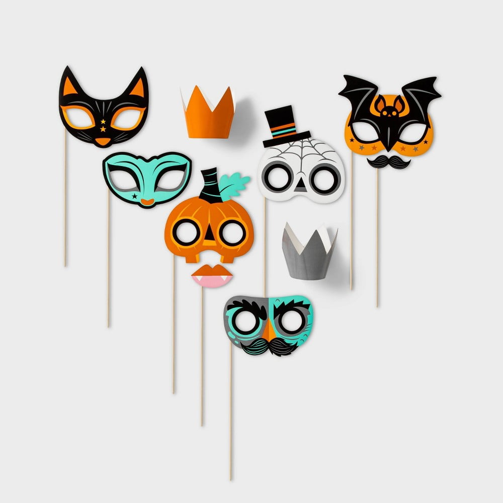 Halloween 10ct Halloween Party Photo Prop Kit - Hyde & EEK! Boutique -  Walmart.com