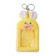 thumbnail image 4 of Bonito portatarjetas con llavero, funda con forma de Animal de peluche, foto de conejo de dibujos animados Amarillo Zulema cubierta de la tarjeta, 4 of 8