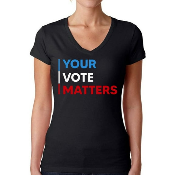 Awkward Styles USA Election 2020 Shirt Women's Vote V-neck T Shirt Your Vote Matters Voter Shirt Voting Political Shirts