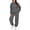 Z-Silver, variant on Sweatsuits for Women Set 2 Piece Outfits Long Sleeve Hoodie Oversized Sweatshirt Jogger Pants Casual Tracksuit Sets with Pockets (Silver,L)