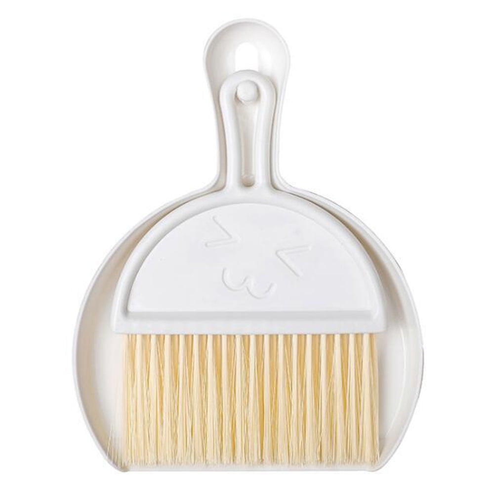 Mini Dustpan and Brush Set,Whisk Brooms Cleaning Tool for Tables,  Keyboards, Cats, Dogs and Other Pets Cleaning 
