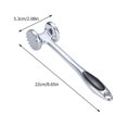thumbnail image 2 of 1pc Zinc Alloy Meat Hammer Household Meat Tenderizer Pork Knocking Hammer, 2 of 8