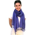 thumbnail image 3 of Women's Shawl Vintage Jacquard Paisley Pashmina Special Occasion Wrap Evening Scarf Double Sided Stole, 3 of 8