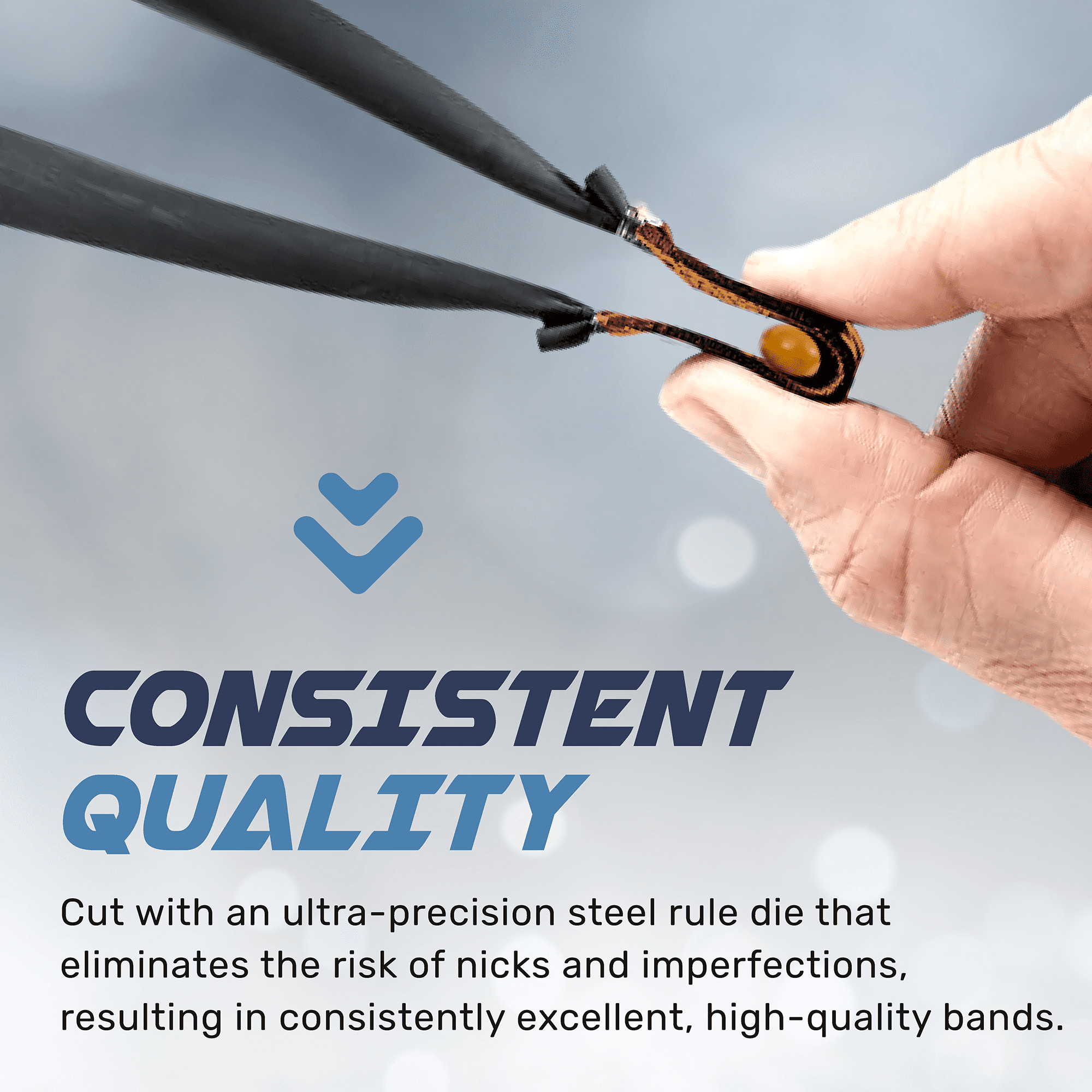 Clay Ammo Slingshot Bands (5-Pack) Powerful Professional Elastic Rubber SimpleShot Shooting Flat Bands