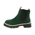 thumbnail image 2 of Winter Boots for Women, Snow Boots Warm Fur Lined Comfortable Ankle Waterproof Anti Slip Chelsea Boot (Green,38), 2 of 6