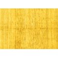 thumbnail image 1 of Ahgly Company Indoor Rectangle Solid Yellow Modern Area Rugs, 7' x 10', 1 of 4