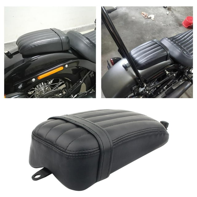 Motorcycle Seat Motorcycle Artificial Leather Rear Pillion Passenger