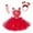 ZA Red, variant on Child Girls Birthday Party Tulle Pageant Dress Valentine's Day Party Festival Gown Dresses Pink S(2 Years-3 Years)