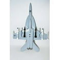thumbnail image 5 of VFA-25 Fist of the Fleet USS Lincoln 2017 F/A-18E Model, Navy, 1/40th (18") Scale, Mahogany, Fighter, 5 of 7