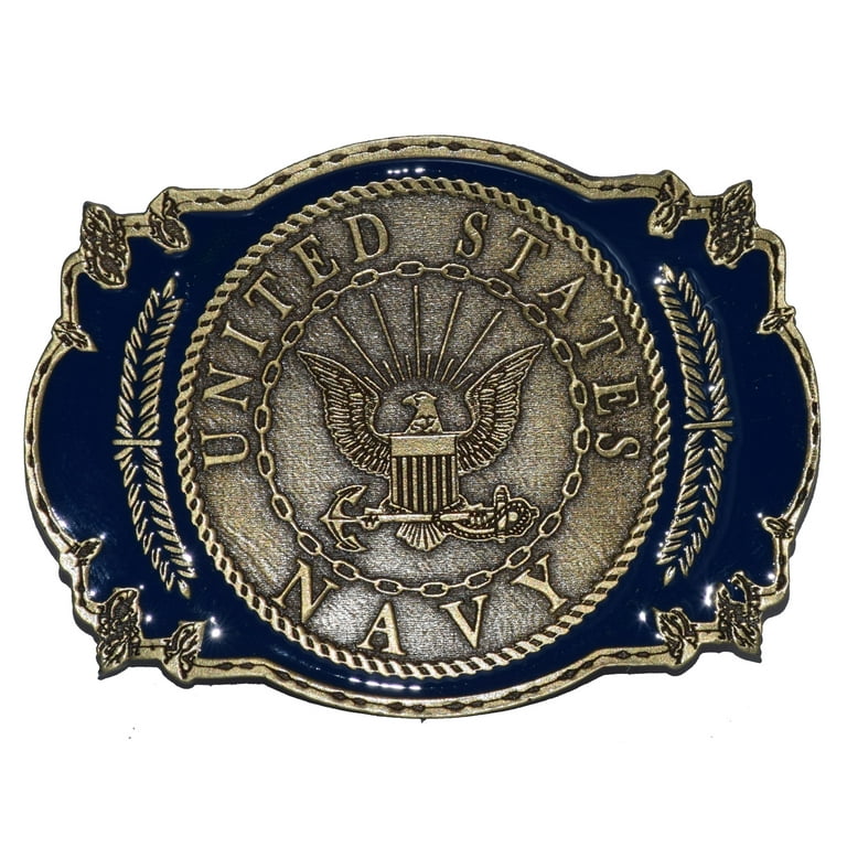 US NAVY Belt Buckle MADE IN USA